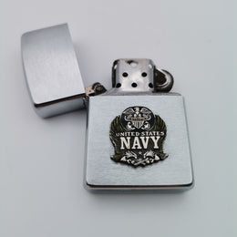 Vintage Collectible Zippo Lighter Made In U.S.A|United States Navy|Gift For Men|American Eagle Windproof Command Lighter|National Bald Eagle