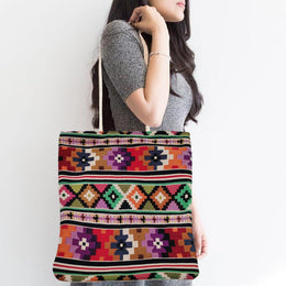 Gobelin Tapestry Shoulder Bag|Rug Design Gift Handbag For Women|Woven Tapestry Fabric|Ethnic Vintage Carpet Bag|Authentic Kilim Tote Bag