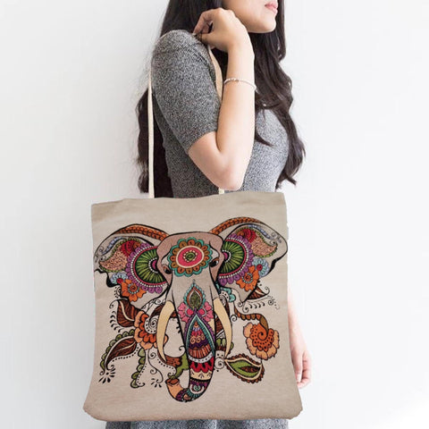 Gobelin Tapestry Shoulder Bag|Animal Printed Gift Handbag For Women|Woven Tapestry Fabric|Belgian Tapestry Tote Bag|Purse for Daily Use