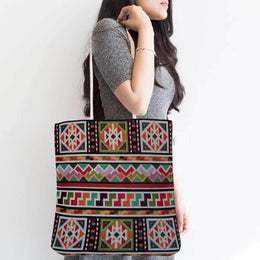 Gobelin Tapestry Shoulder Bag|Rug Style Woven Bag|Gift Handbag For Women|Handmade Tote Bag|Southwestern Style Carpet Bag|Belgium Fabric Bag