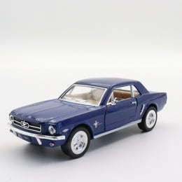 1964 1/2 Ford Mustang|Diecast Scale 1:36 Car|Classic Vintage Model Car|Metal Blue Diecast Toy for Boys|Gift for Grandad|Birthday Present
