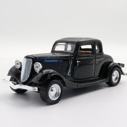 1932 Ford Coupe|Scale 1:24 Diecast Vintage Model Car|Classic Old Car|Collectible Metal Black Car for Collectors|Nostalgic Gift for Grandad