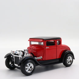 1929 Ford Model A Maisto Car|Scale 1:24 Diecast Car|Classic Vintage Car Gift for Dad|Metal Black and Red Car for Collectors|Home Decor Item
