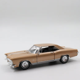 1965 Buick Riviera Gran Sport Diecast Car|Scale 1/24 Classic Car Collection|Old Model Car|Vintage Light Brown Metal Car|Gift for Dad