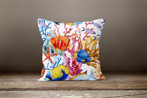 Beach House Pillow Case|Navy Marine Pillow Cover|Decorative Nautical Cushions| Coastal Throw Pillow|Farmhouse Home Decor|Blue Nautical Decor