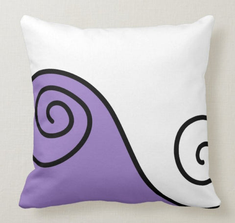 Purple Pillow Cover|Geometric Outdoor Cushion Case|Decorative Throw Pillow|Bedding Home Decor|Housewarming Farmhouse Style Pillow Cover