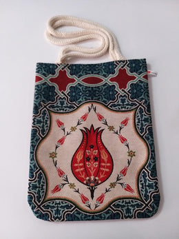 Tapestry Turkish Tile Pattern Bag|Fabric Shoulder Bag|Tapestry Tile Pattern Shoulder Bag|Handmade Tote Bag|Carpet Bag||Weekender Hand Bag