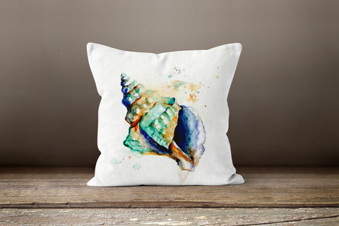 Beach House Pillow Case|Sea Turtle Pillow Cover|Decorative Nautical Cushions|Sea Shell Throw Pillow|Coastal Home Decor|Summer Trend Cushion