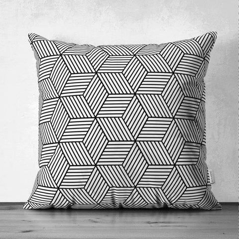 Geometric Pillow Cover|Modern Design Suede Pillow Case|Abstract Home Decor|Decorative Pillow Case|Farmhouse Style Authentic Pillow Case