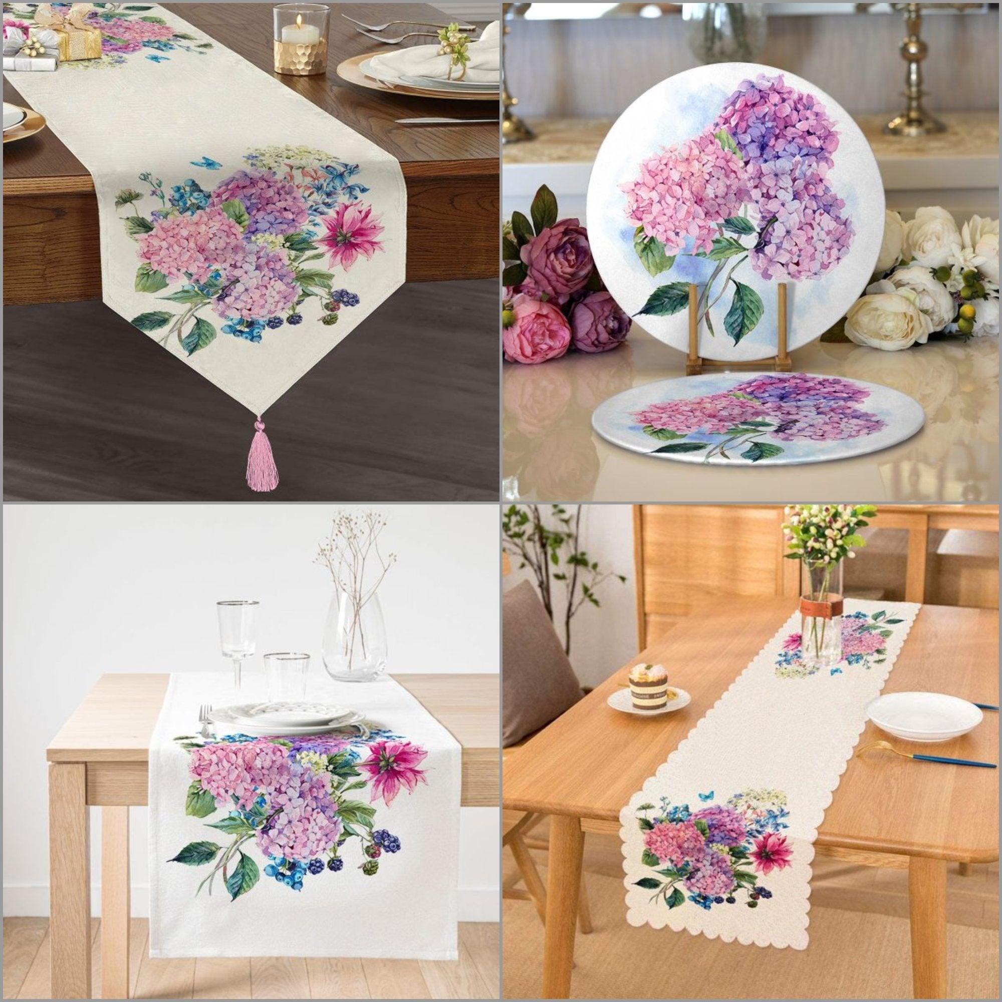 Floral Placemat and Table Runner Set Akasia