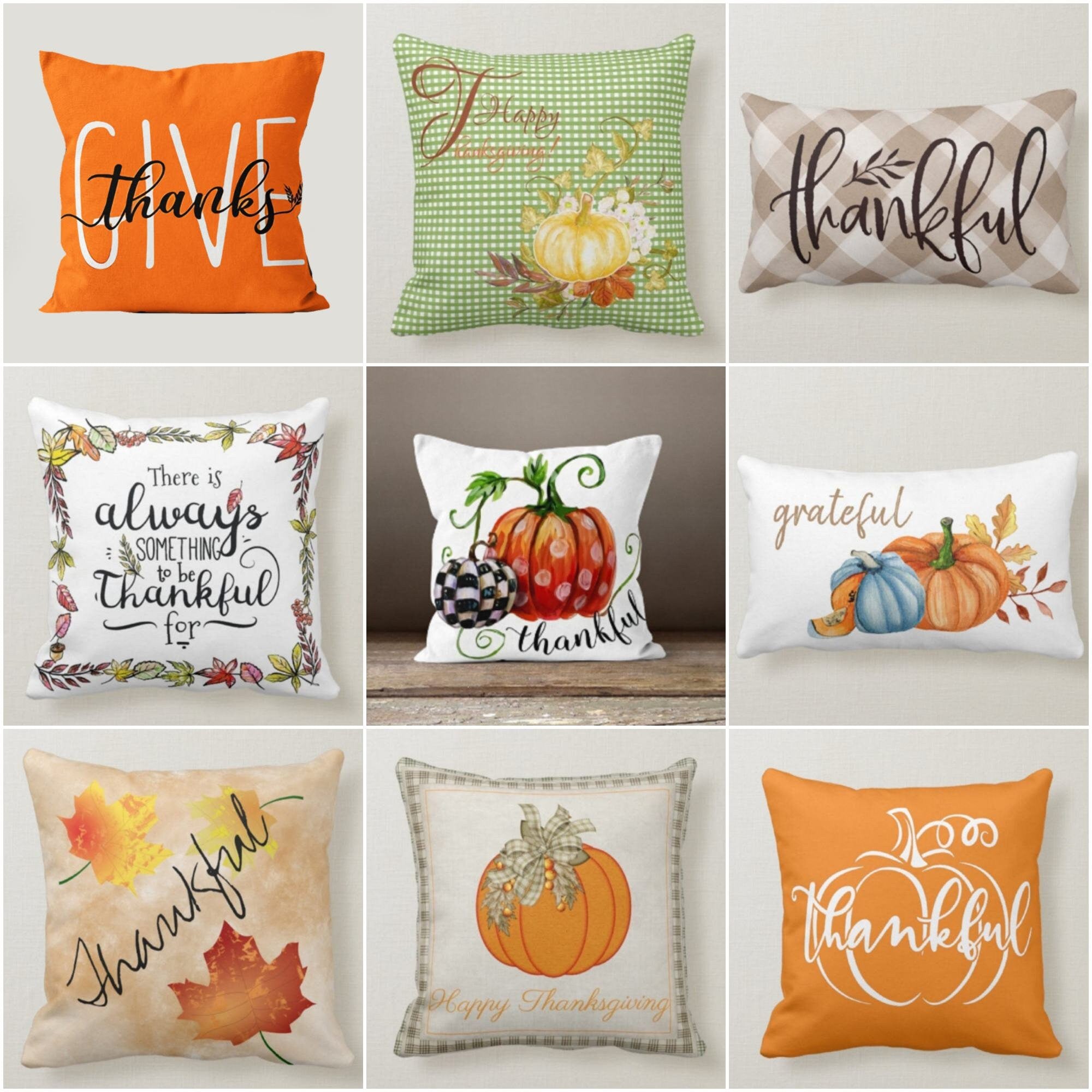 Thanksgiving Pillow Covers – Akasia