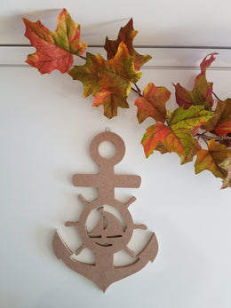 Unfinished Wooden Anchor|Seaside Decor|Ready to Paint, Decoupage|Custom Unfinished Wood DIY Supply|Wood Art|Housewarming Gift|Nautical Gift