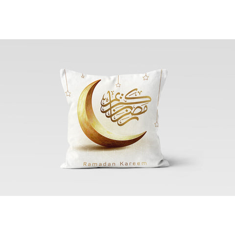 Ramadan Kareem Pillow Cover|Islamic Cushion Case|Eid Mubarak Home Decor|Ramadan Pillow Case|Gift for Muslim Community|Religious Motif Cover