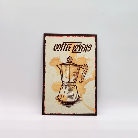Coffee Retro Poster|Coffee Wall Art|Time To Drink Tea Vintage Poster|Coffee Lover Gift|Kitchen Wall Decor|Tea Time Decor|Coffee Home Decor