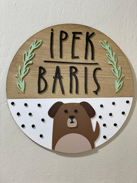 Personalized Kids Wall Decor|First Birthday Gift|Kids Room Door Decor|Kids Door Name Sign|Wooden Nursery Decor|Baby Shower Gift|New Mom Gift
