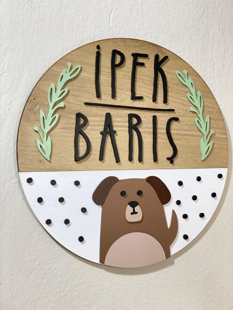 Personalized Kids Wall Decor|First Birthday Gift|Kids Room Door Decor|Kids Door Name Sign|Wooden Nursery Decor|Baby Shower Gift|New Mom Gift