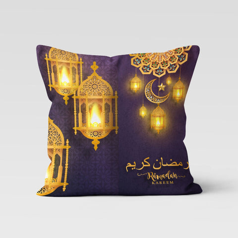 Ramadan Pillow Case|Mystic Pillowcase|Islamic Cushion Case|Ramadan Kareem Decor|Eid Mubarak Cushion|Authentic Pillowtop|Gift for Muslims