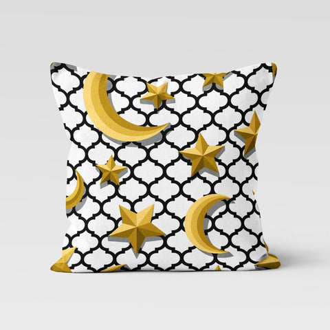 Islamic Cushion Case|Ramadan Lamp Pillow|Crescent Pillowcase|Mystic Pillow Cover|Ramadan Home Decor|Authentic Pillowtop|Gift for Muslims