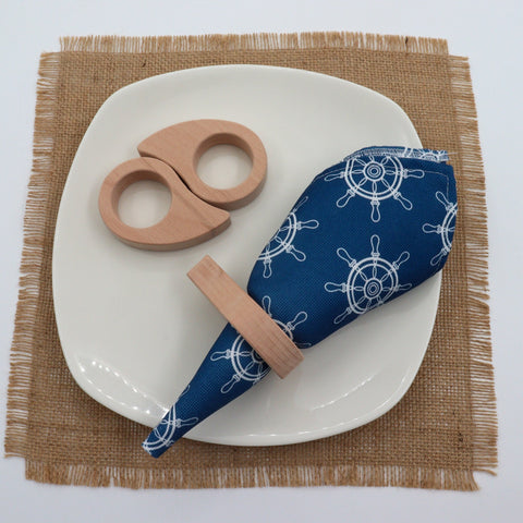Wooden Napkin Ring|Rain Drop Shaped Wood Napkin Holder|Farmhouse Table Decor|Wedding Decoration|Wooden Dining Gift|Rustic Table Centerpiece