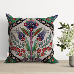 Handmade Gobelin Tapestry Turkish Kilim Pillow Top