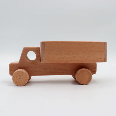 Wooden Truck Toy|Rustic Wood Truck Toy|Montessori Inspired Toy|Farmhouse Natural Wooden Toy|Sustainable Play|Safe for Little Hand