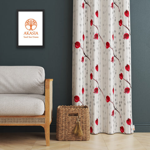 Winter Trend Curtain|Snowflake Curtain|Pine Tree Curtain|Xmas Home Decor|Seasonal Living Room Curtain|Thermal Insulated Window Treatment