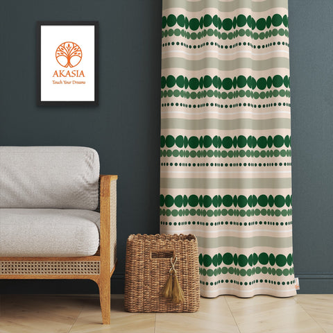 Winter Trend Curtain|Pixel Art Pine Tree Curtain|Rug Design Curtain|Xmas Home Decor|Living Room Curtain|Thermal Insulated Window Treatment