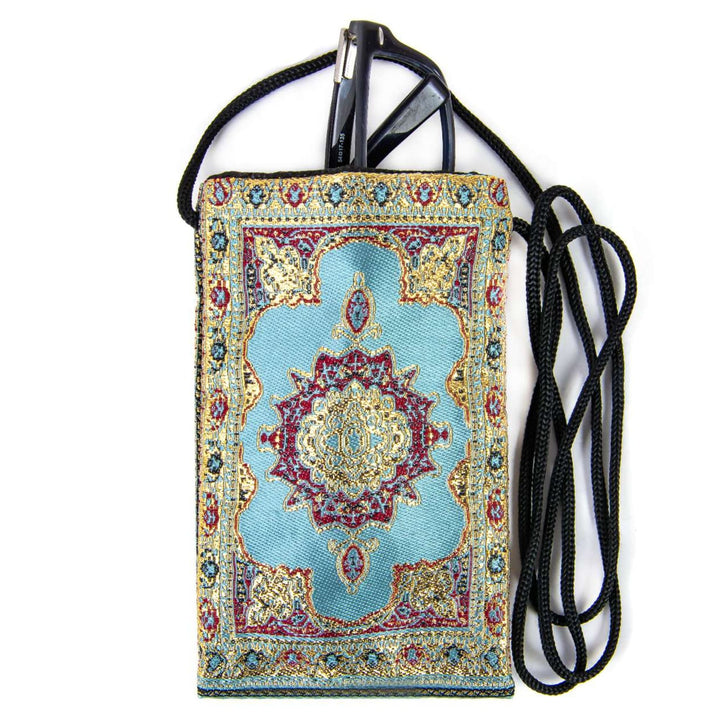 Woven Glasses Case|Reading Glasses Box|Small Eyeglasses Cover|Handmade Glasses Pocket|Fabric Sunglasses Pouch|Eyewear Holder|Glasses Sleeve