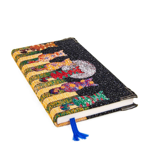 Frida Khalo Woven Notebook|Cute Cat Fabric Journal|Love Design Handy Notebook|Handmade Ofiice Accesories|Scrapbook Journal|Travel Notebook