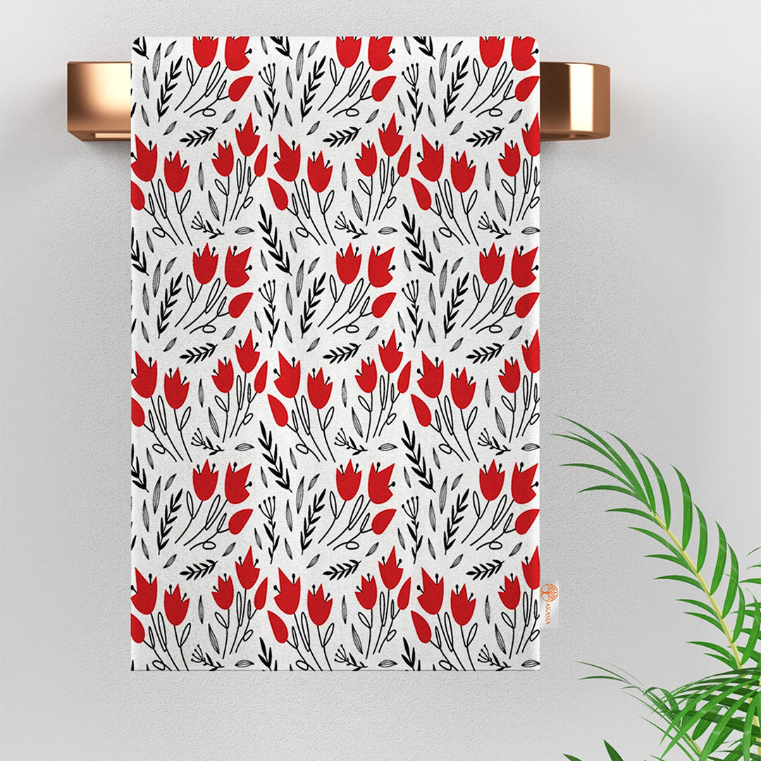 Valentine's Day Towel|My Love Dish Towel|Forever Dish Cloth|Heart Print Towel|Be My Valentine Tea Towel|Kitchen Gift for Her|All-Purpose Rag