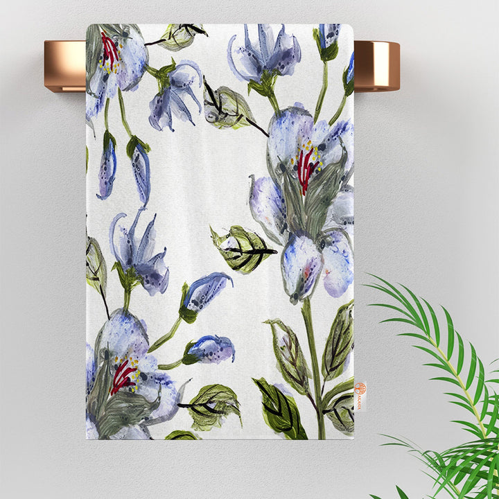 Floral Hand Towel|Summer Tea Towel|Floral Dish Cloth|Eco-Friendly Towel|Cost-Effective Rag|Gift For Her|Cleaning Cloth|Flower Print Towel