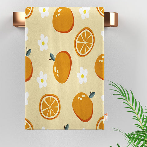 Fruit Kitchen Towel|Lemon Dish Towel|Apricot Tea Towel|Pomegranate Hand Towel|Fresh Citrus Dishcloth|Soft Cleaning Cloth|Cost-Effective Rag