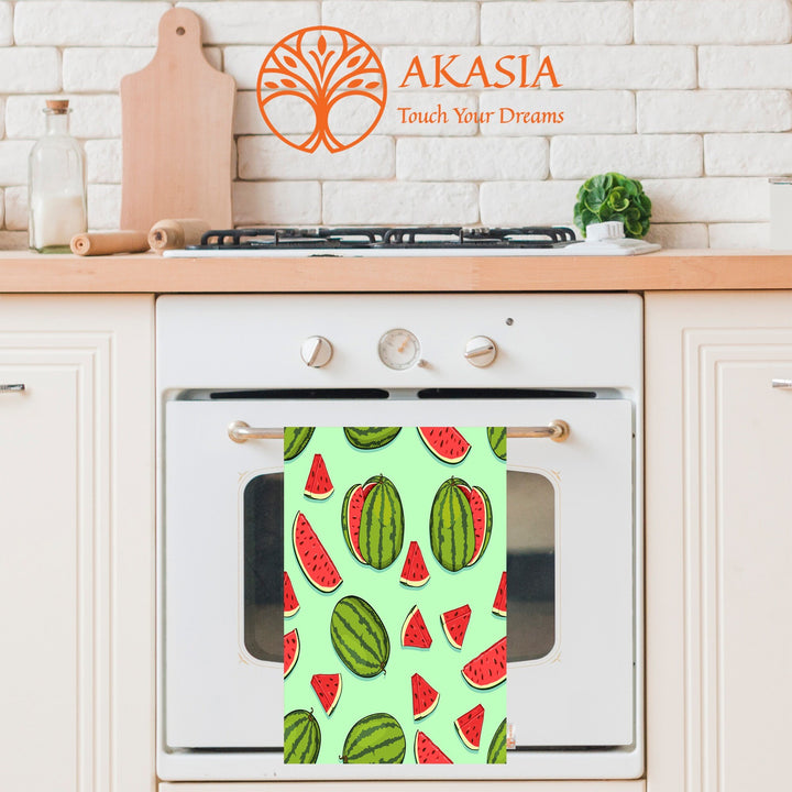 Fruit Kitchen Towel|Coconut Dish Towel|Watermelon Tea Towel|Berry Hand Towel|Summer Trend Dishcloth|Soft Cleaning Cloth|Cost-Effective Rag