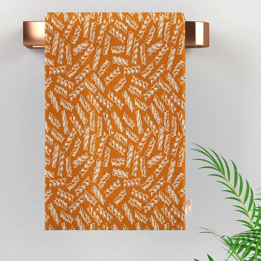 Kitchen Hand Towel|Pizza Tea Towel|Pasta Tea Towel|Decorative Towel|Soft Dish Cloth|Dust Remover|Cost-Effective Rag|Food Print Dishcloth