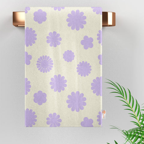 Floral Dish Cloth|Smiling Daisy Towel|Summer Tea Towel|Checkered Dishcloth|Eco-Friendly Towel|Cost-Effective Rag|Gift For Her|Cleaning Cloth