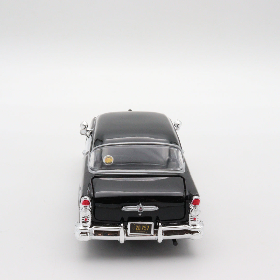 Maisto 1955 Buick Century Diecast Highway Patrol Car|Scale 1/24 Classic Car Collection|Vintage Model Black Metal Car|Old Collectible Car