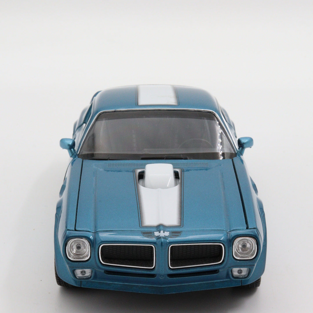 1970 Pontiac Firebird|Scale 1/24 Diecast for Collectors|Classic Vintage Model Car|Collectible Metal Car|Old Blue Car|Birthday Gift for Dad