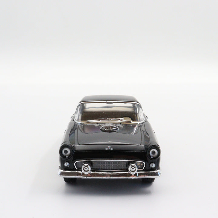 1955 Ford Thunderbird|Scale 1:36 Diecast Classic Car|Nostalgic Vintage Model Car|Collectible Metal Black Car for Collectors|Gift for Office