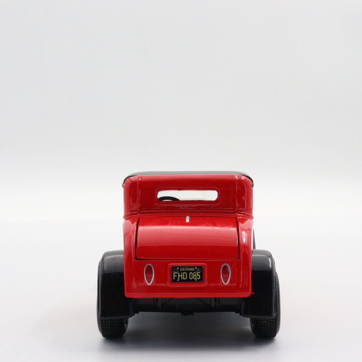 1929 Ford Model A Maisto Car|Scale 1:24 Diecast Car|Classic Vintage Car Gift for Dad|Metal Black and Red Car for Collectors|Home Decor Item