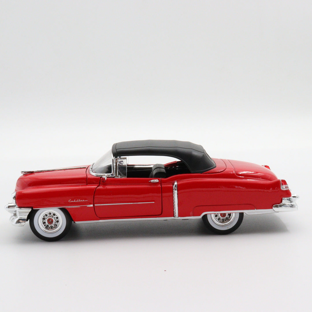 Welly 1953 Cadillac Eldorado|Scale 1:24 Diecast Vintage Car|Classic Model Car|Collectible Metal Red Car for Collectors|Birthday Gift for Dad