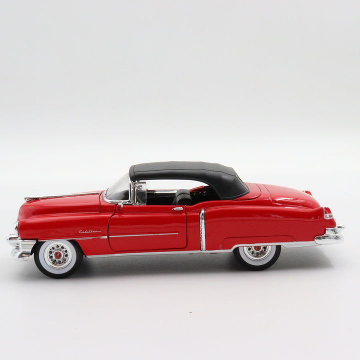Welly 1953 Cadillac Eldorado|Scale 1:24 Diecast Vintage Car|Classic Model Car|Collectible Metal Red Car for Collectors|Birthday Gift for Dad