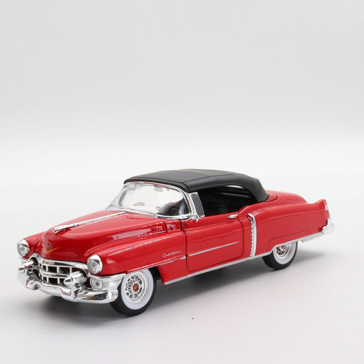 Welly 1953 Cadillac Eldorado|Scale 1:24 Diecast Vintage Car|Classic Model Car|Collectible Metal Red Car for Collectors|Birthday Gift for Dad