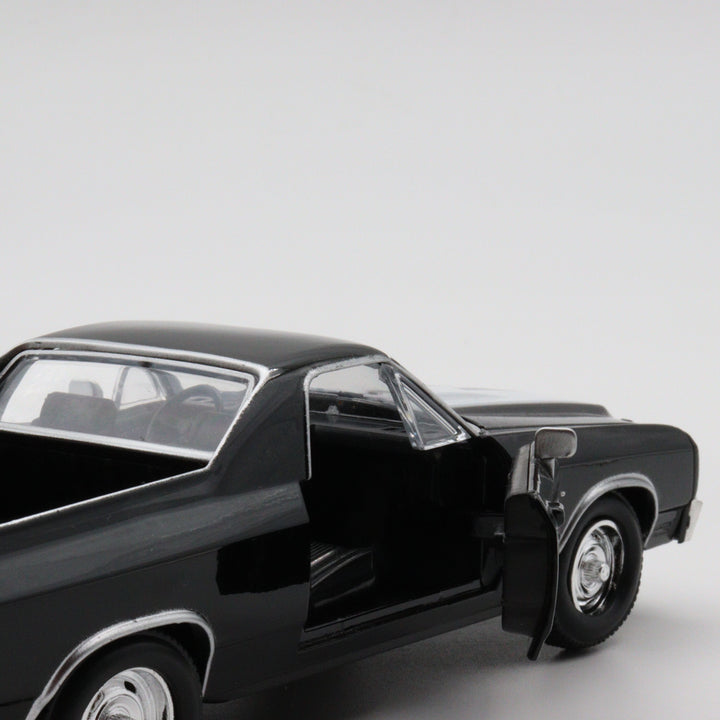 NewRay 1970 Chevrolet EI Camino SS|Muscle Car Collection|Vintage Model Car for Collectors|Classic Metal Car|Scale 1/24 Black Diecast Car