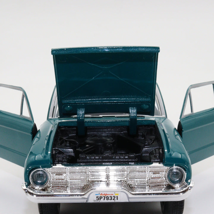 Motormax 1960 Ford Ranchero|Scale 1/24 Green Diecast Car|Vintage Pickup Model Car for Collectors|Classic Metal Collection Car|Gift for Dad