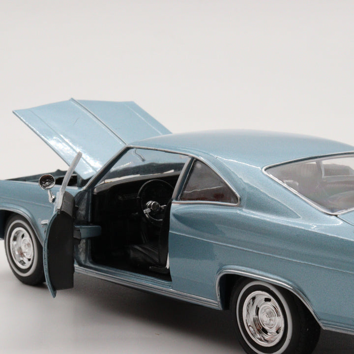 1965 Chevrolet SS 369|Scale 1/24 Vintage Model Car|Welly Diecast Blue Car for Collectors|Classic Old Metal Collection Car|Gift for Father