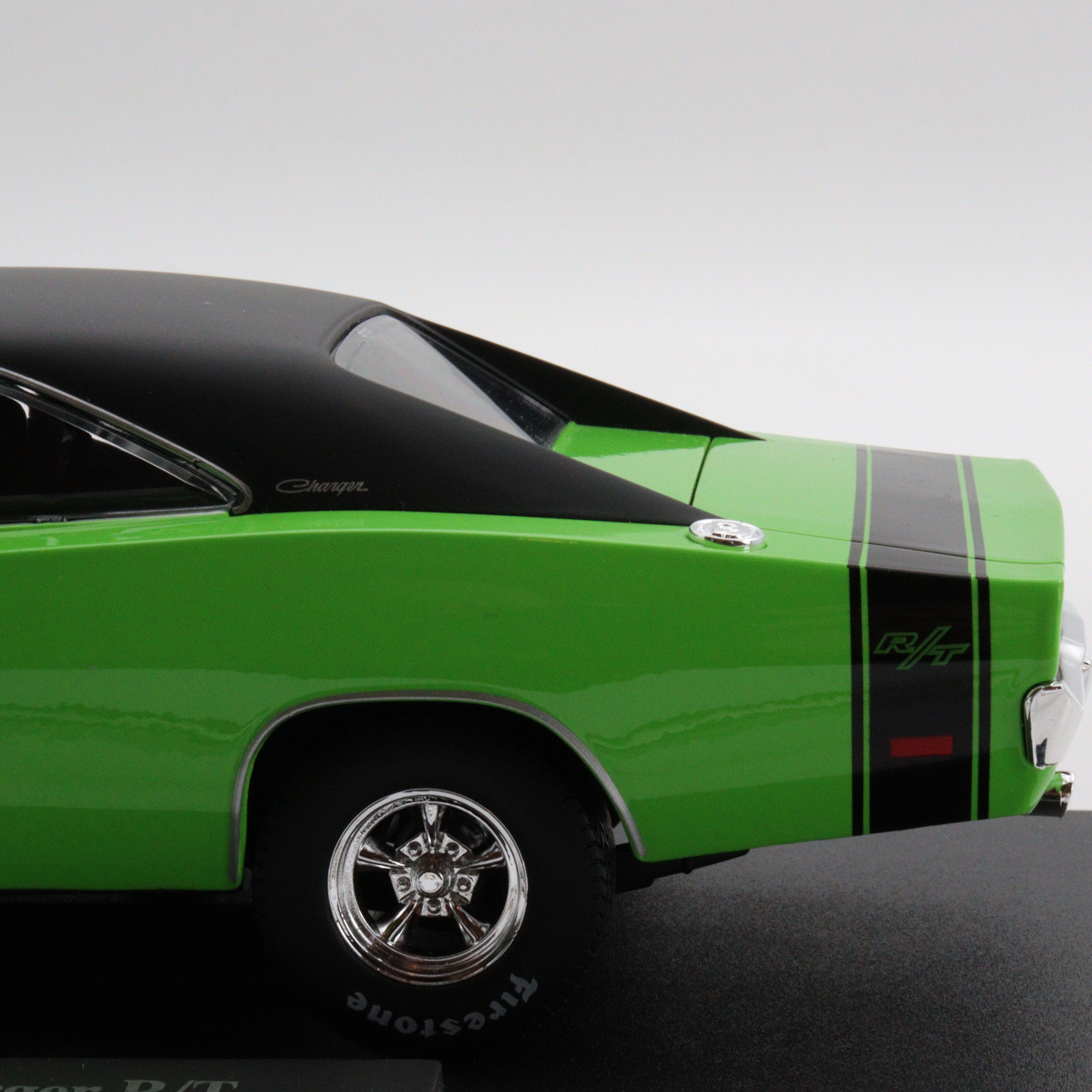1969 Dodge Charger R/T|Vintage Model Car|Classic Green Metal Car