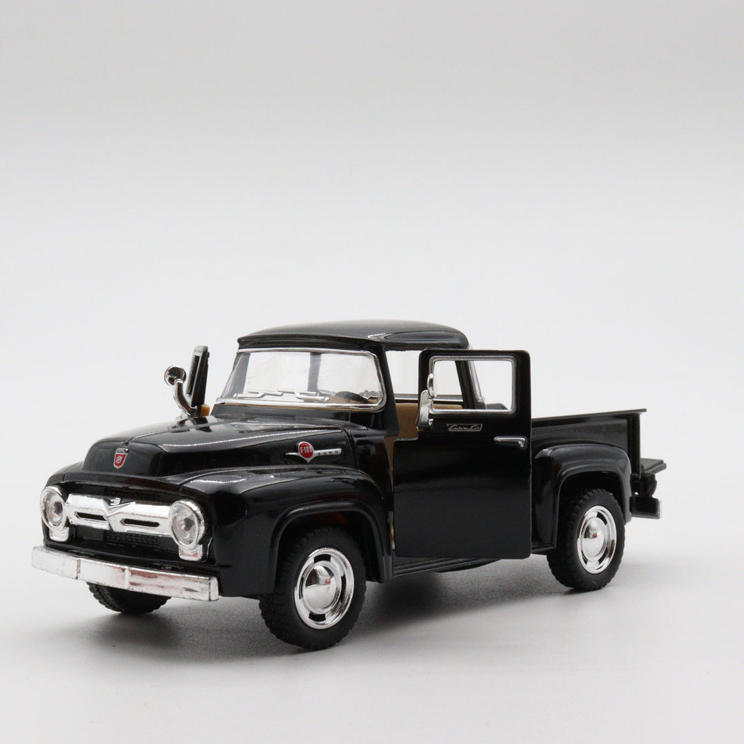 1956 Ford F-100 Pickup Model Car|Scale 1/38 Diecast Car|Vintage Model Black Car for Collectors|Classic Metal Collection Car|Fathers Day Gift