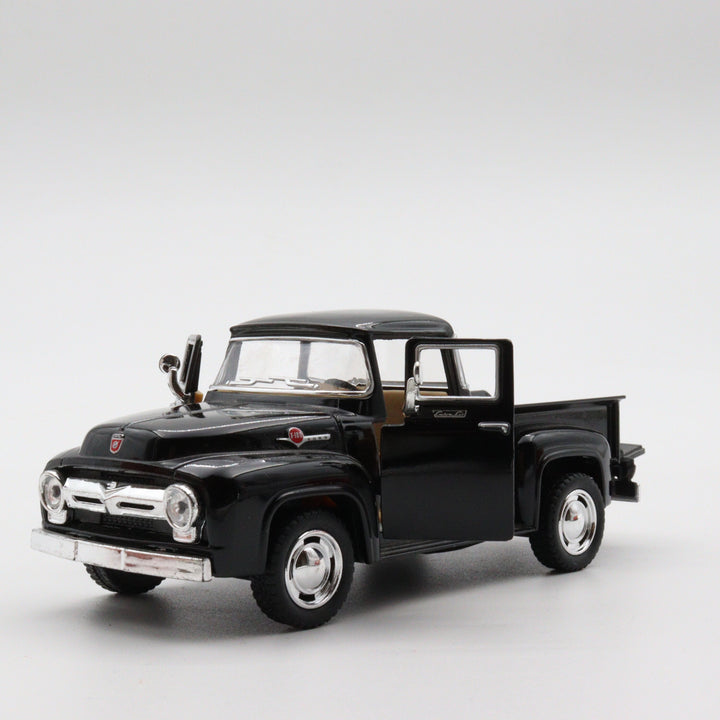 1956 Ford F-100 Pickup Model Car|Scale 1/38 Diecast Car|Vintage Model Black Car for Collectors|Classic Metal Collection Car|Fathers Day Gift