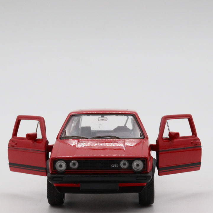 Volkswagen Golf I GTI|Red Diecast Car|Vintage Model Pull Back Car for Collectors|Classic Metal Collection Car for Father|Nostalgic Gift