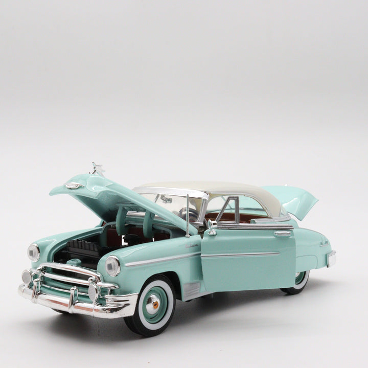1950 Chevrolet Belair|Scale 1/24 Blue Diecast Car|Vintage Model Car for Collectors|Classic Old Metal Collection Car|Gift for Dad|Toy for Boy